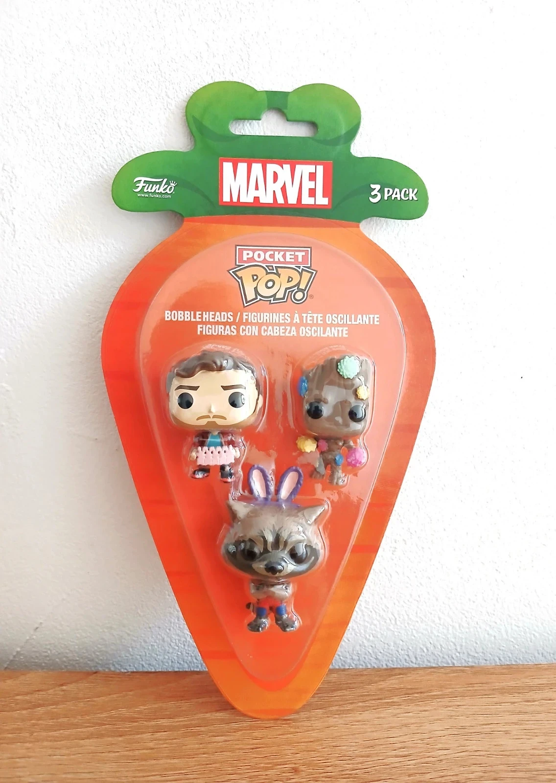 Figurines POP! Pocket Carrot Marvel Guardians of the Galaxy Carrot 3 pack